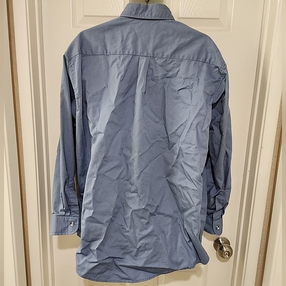 Bulwark FR Flame Resistant Men's Long Sleeve Workwear Button up Shirt Size XL - Picture 7 of 7